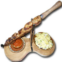 Shashlik de ternera